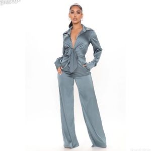 Satin jumpsuit